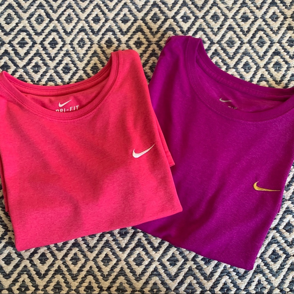 2 NIKE Dri Fit T-Shirts